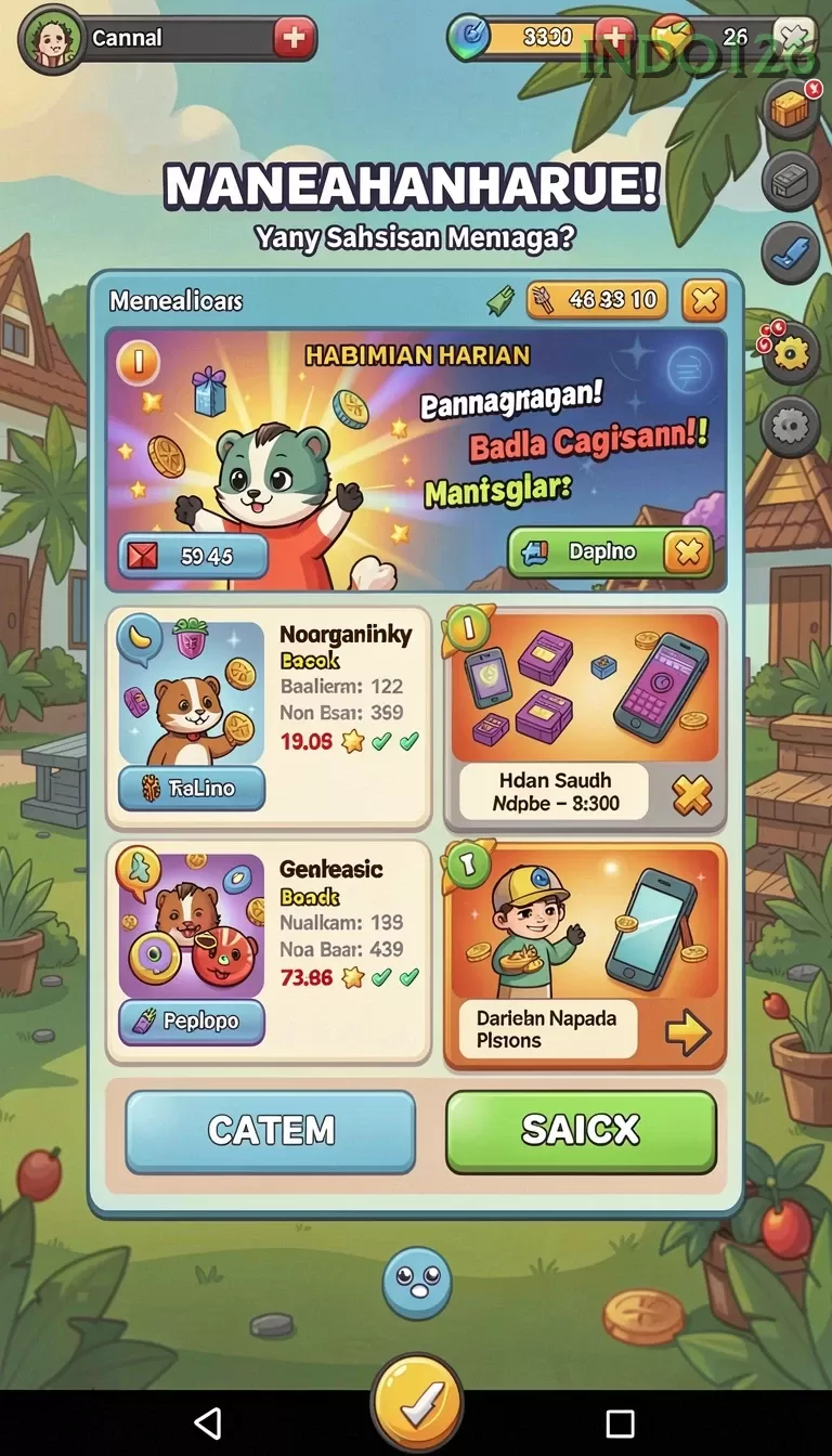 Cuplikan layar SUPERVIP — pengaturan akun